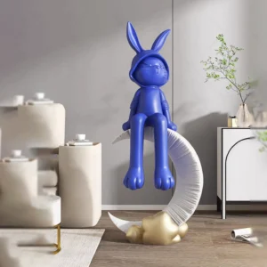 Moon Rabbit Statues