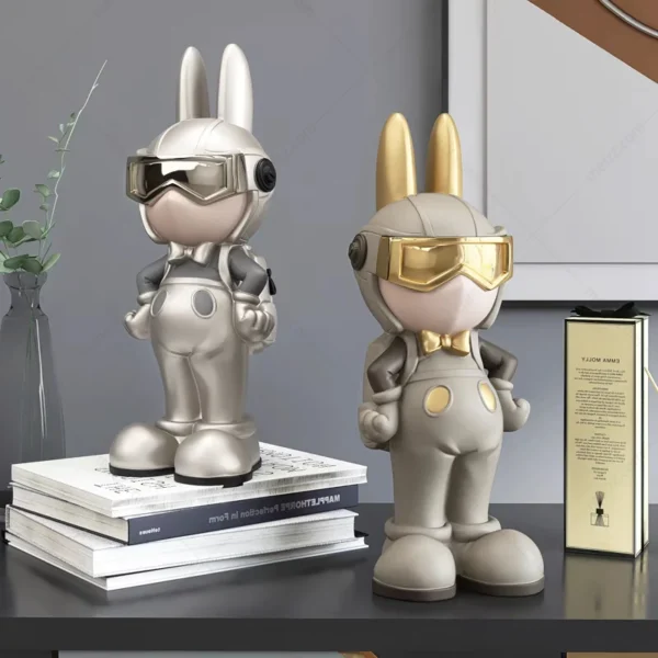 Resin Bunny Statue