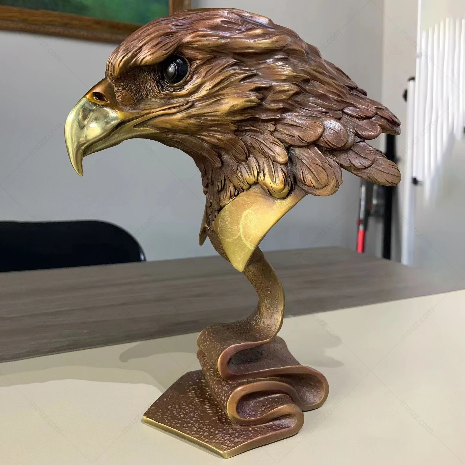 metal eagle ornament