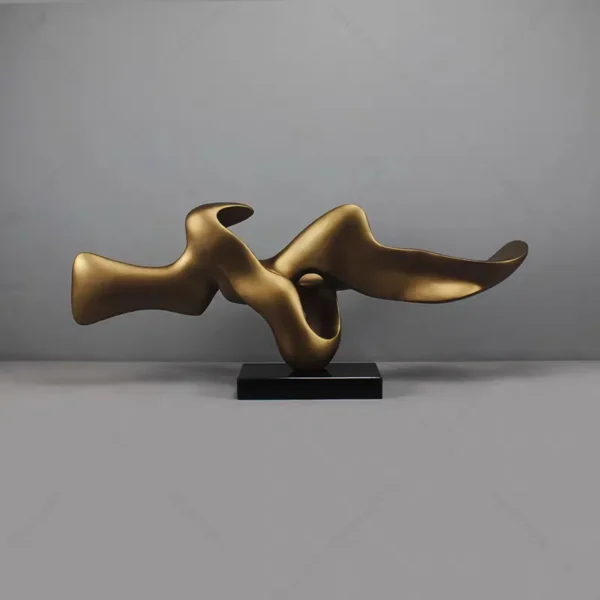 small abstract statue