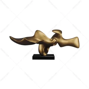 small abstract statue