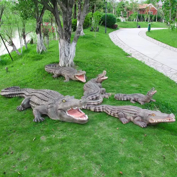 Crocodile Garden Ornament