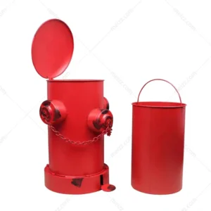 fire hydrant trash can