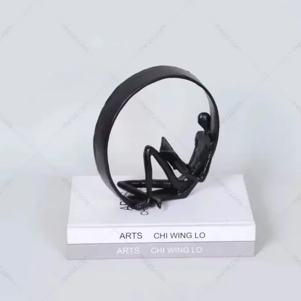 Encircled Reader Sculpture