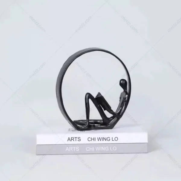 Encircled Reader Sculpture