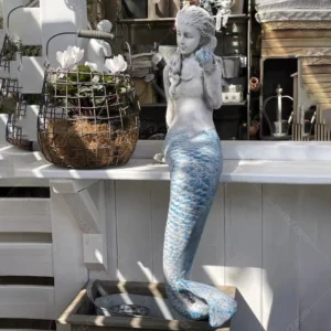 mermaid statue decor