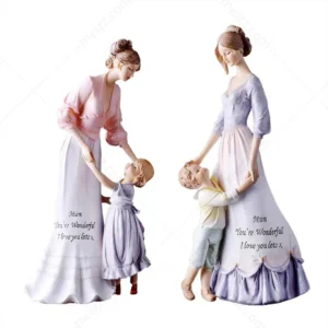 Mother and Baby Figurine