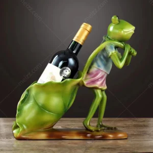 frog wine bottle holder