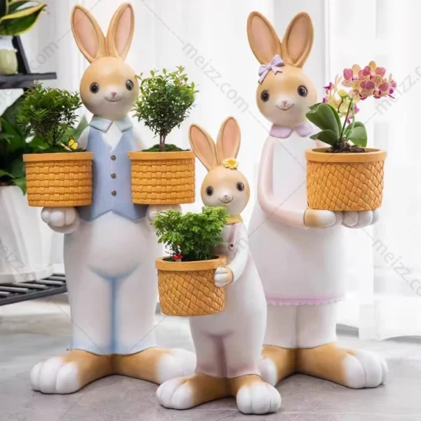 Rabbit Flower Pot