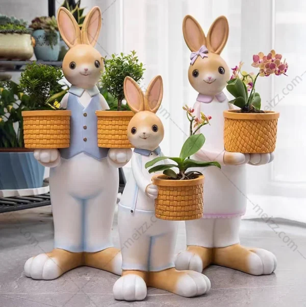 Rabbit Flower Pot