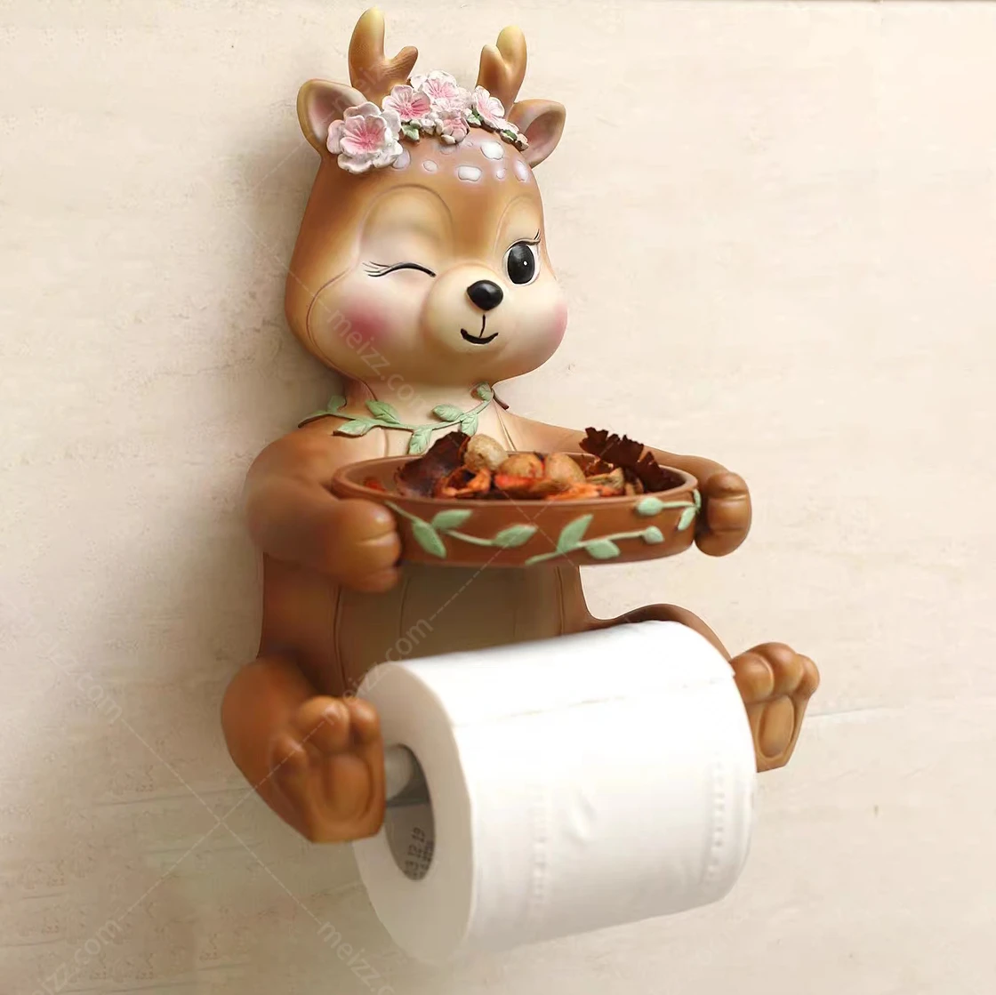 toilet roll and towel holder