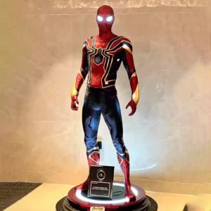 life size spiderman statue