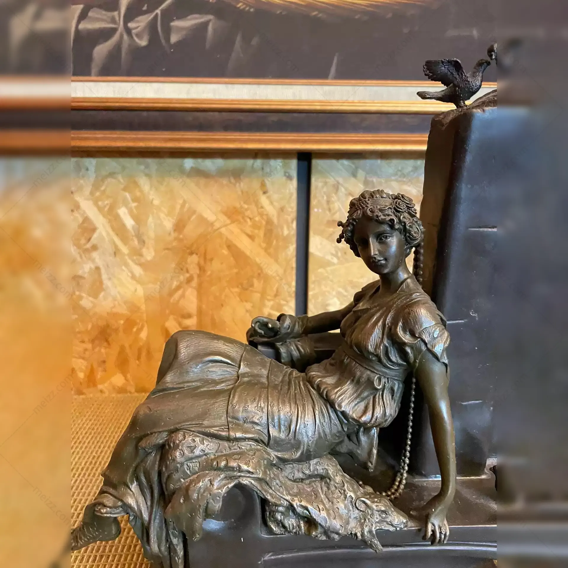 Sitting Woman Sculpture