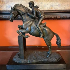 bronze equestrian statues