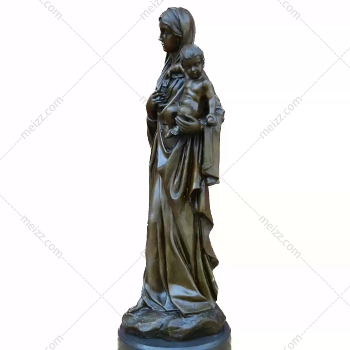 Mary Holding Christ Statue