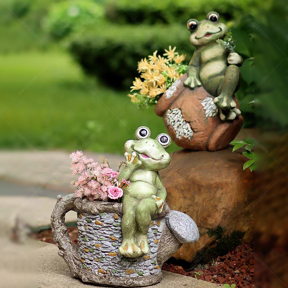 Frog Flower Planter