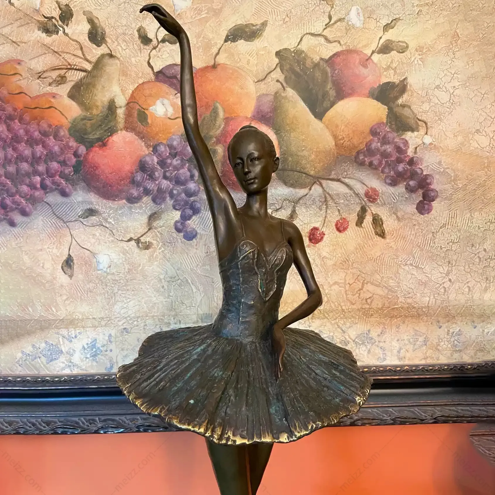 Brass Ballerina Sculpture