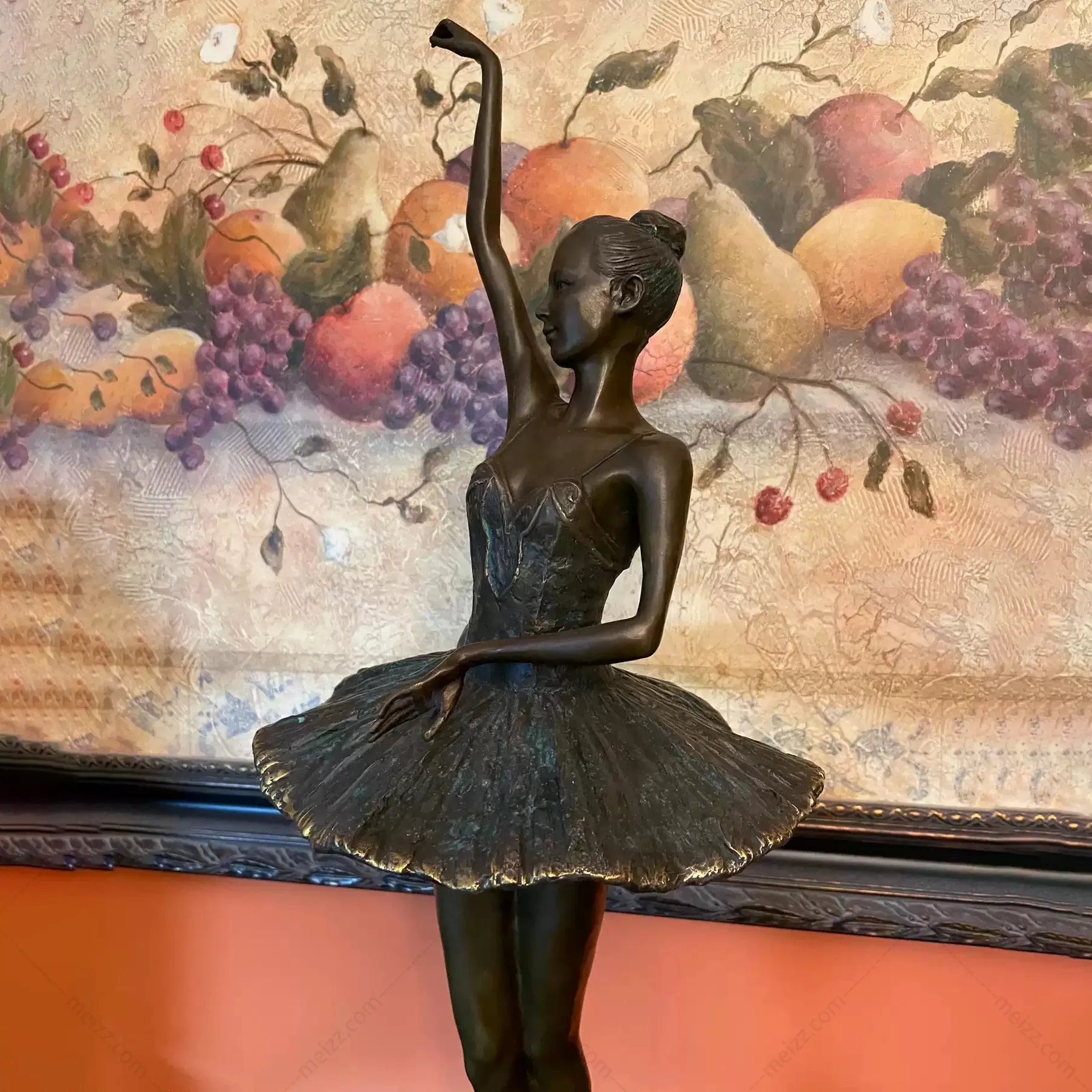 Brass Ballerina Sculpture