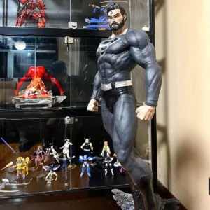 black suit superman statue