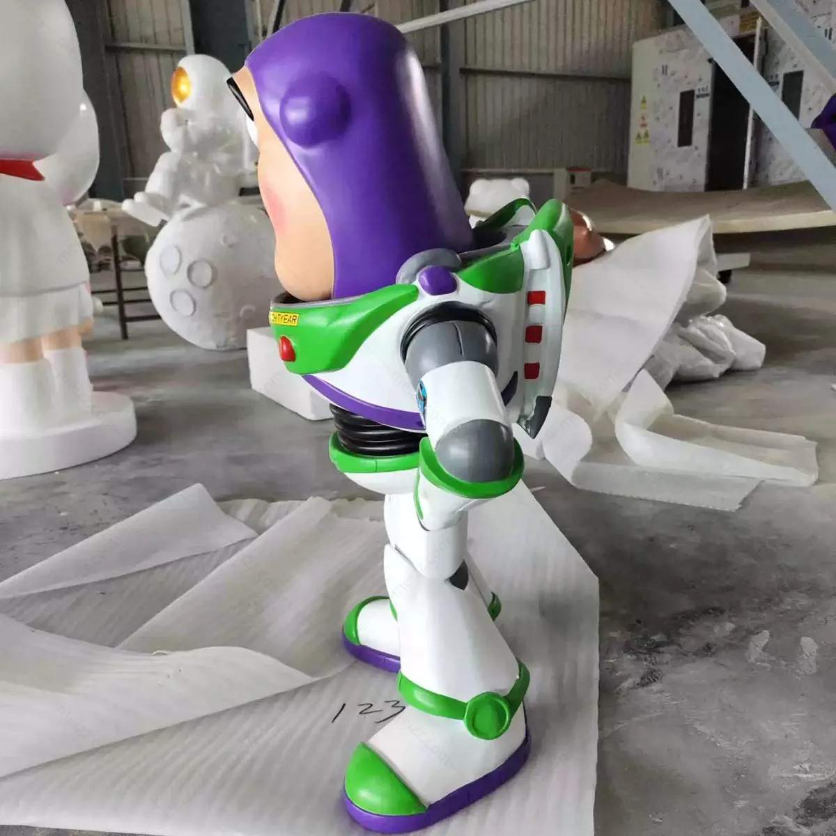 life size buzz lightyear statue