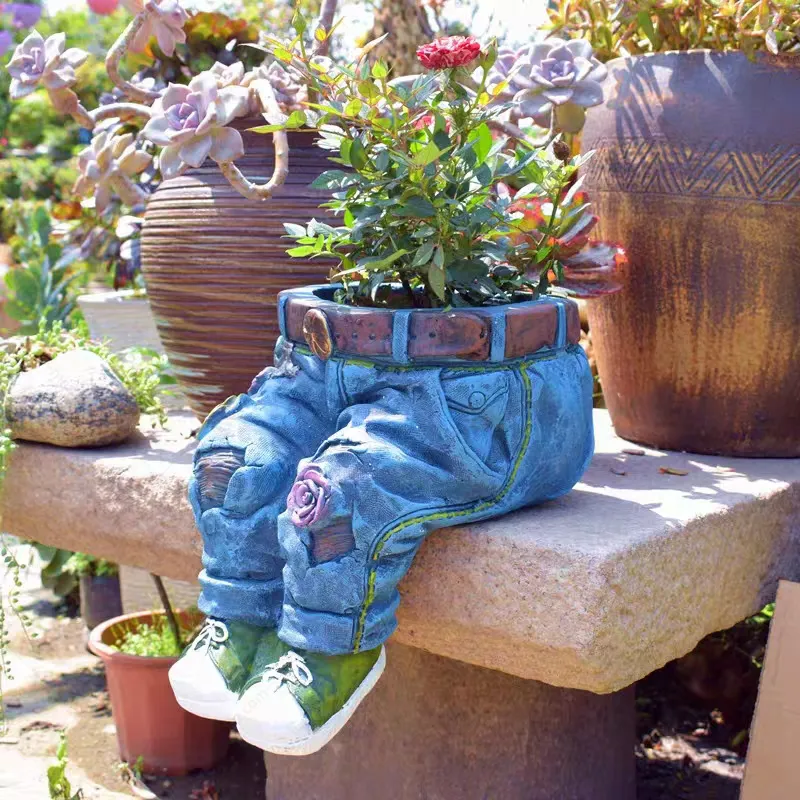 pants flower pot