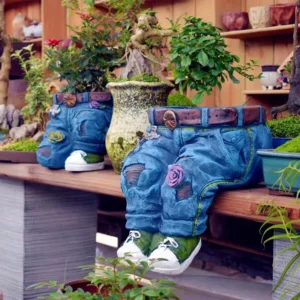 pants flower pot