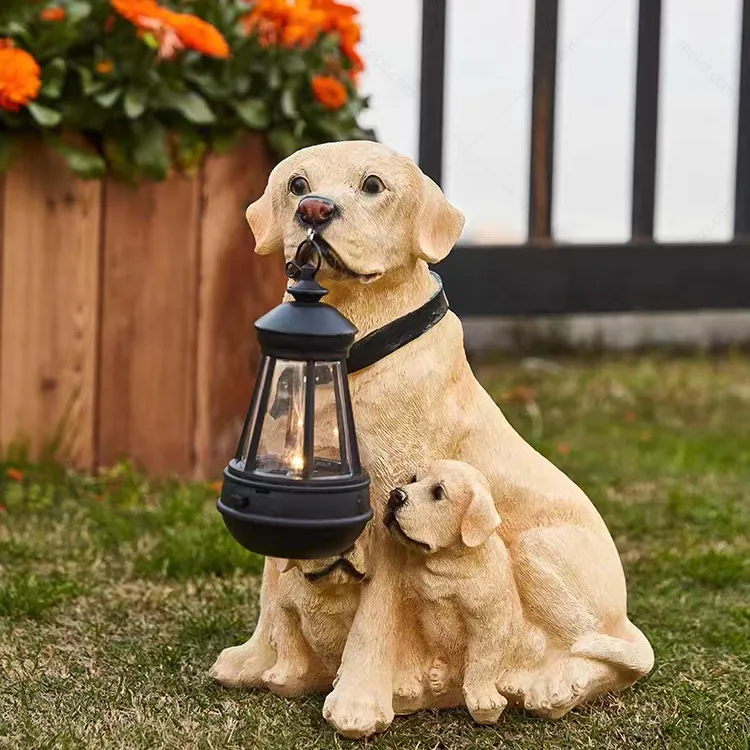 dog table lamp