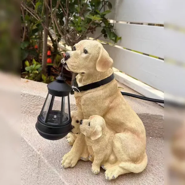 dog table lamp