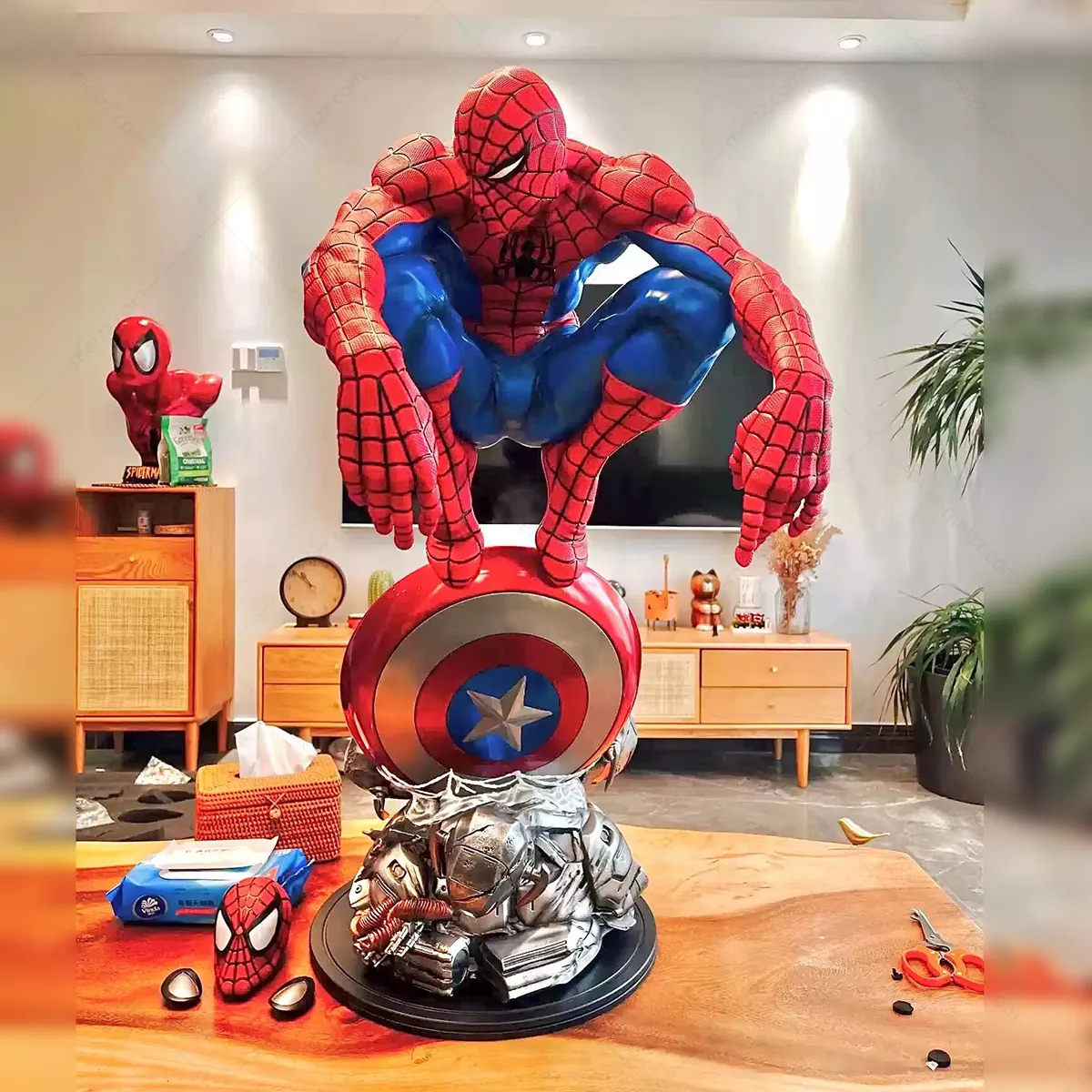 spider man collectible statue