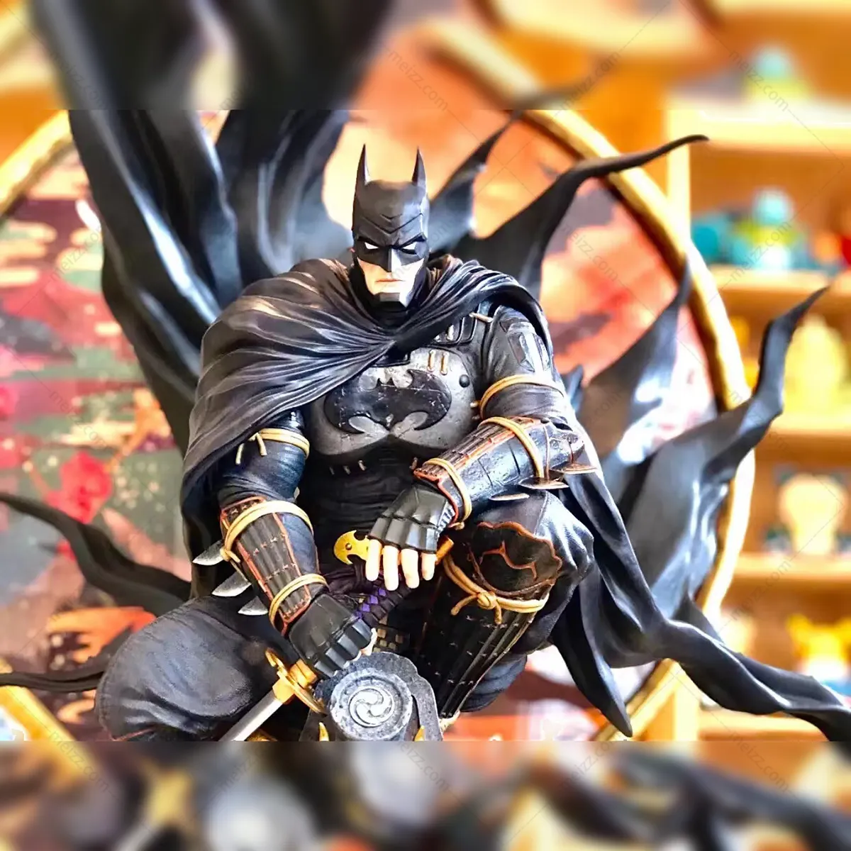 batman arkham statue