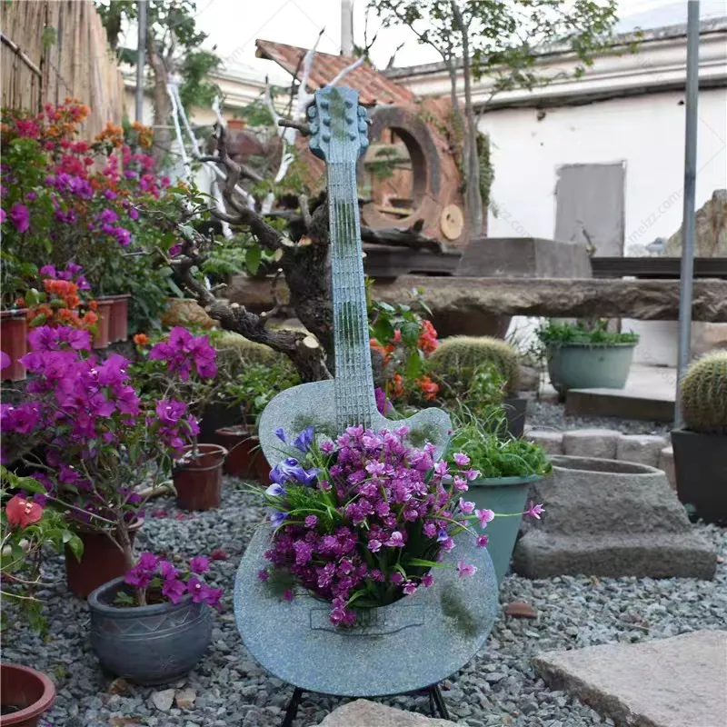 guitar flower pot