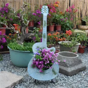 guitar flower pot
