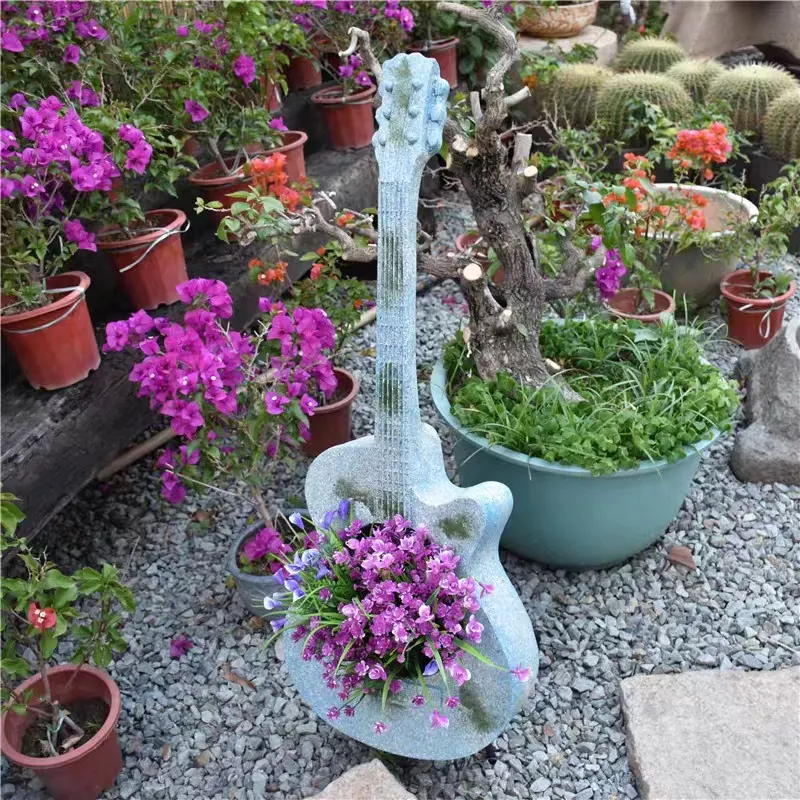 guitar flower pot