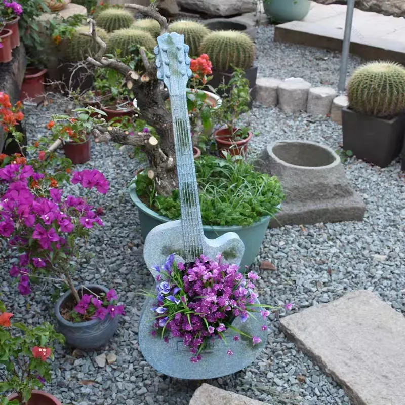 guitar flower pot