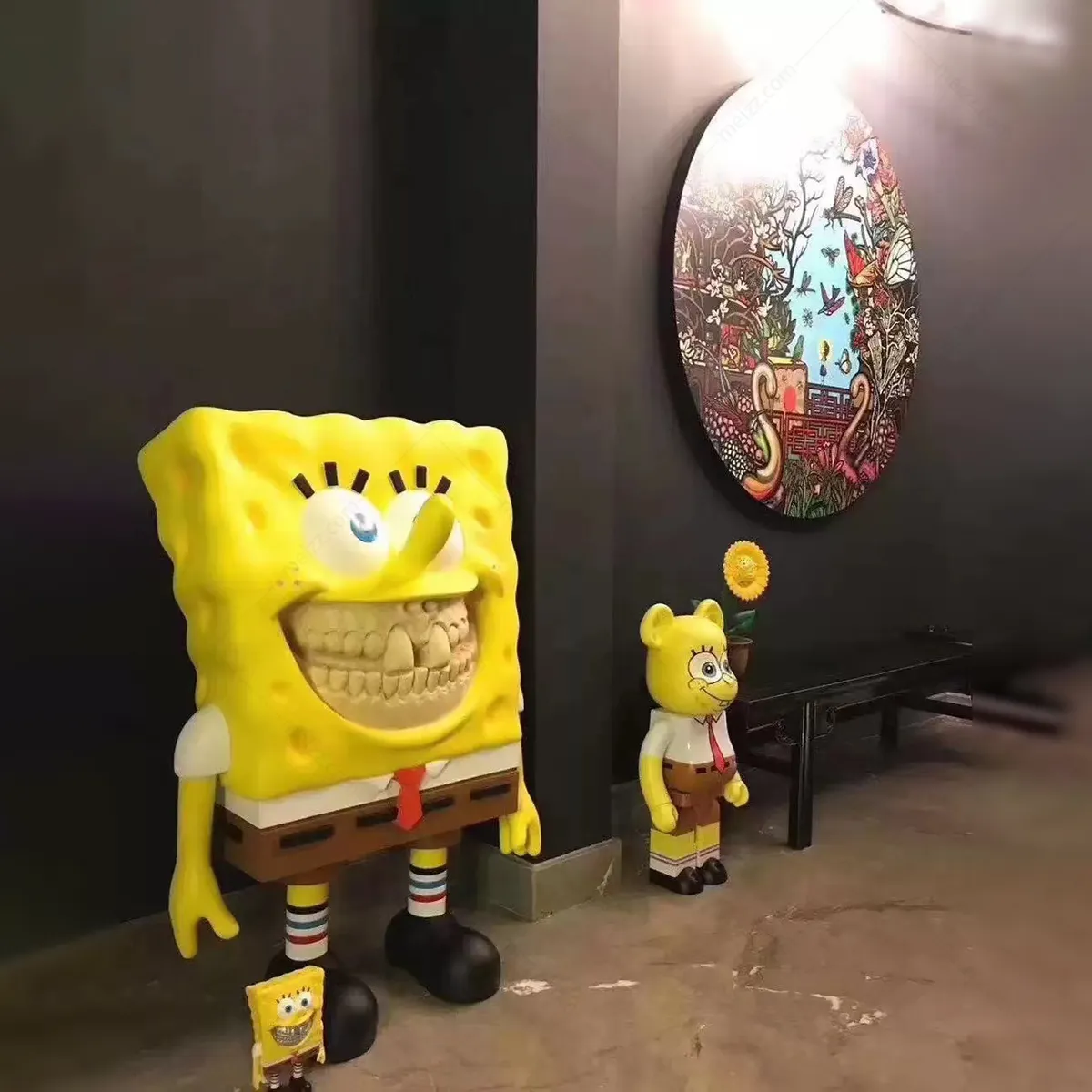 spongebob sculpture