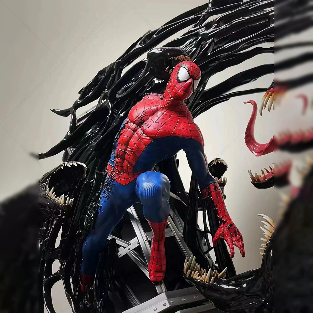 Spiderman And Venom Statue