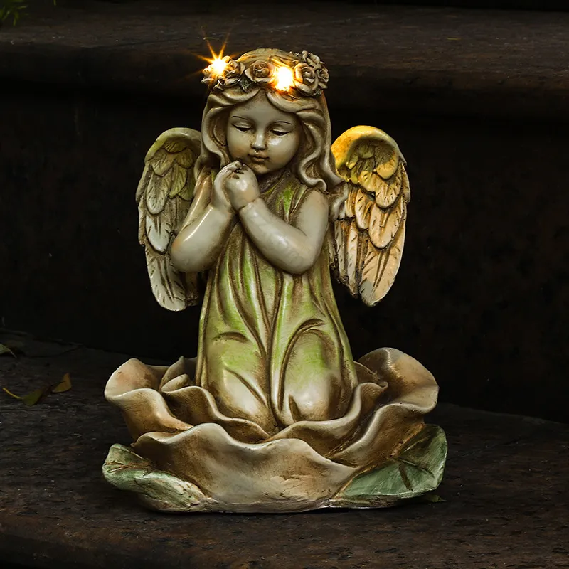 little girl angel statue