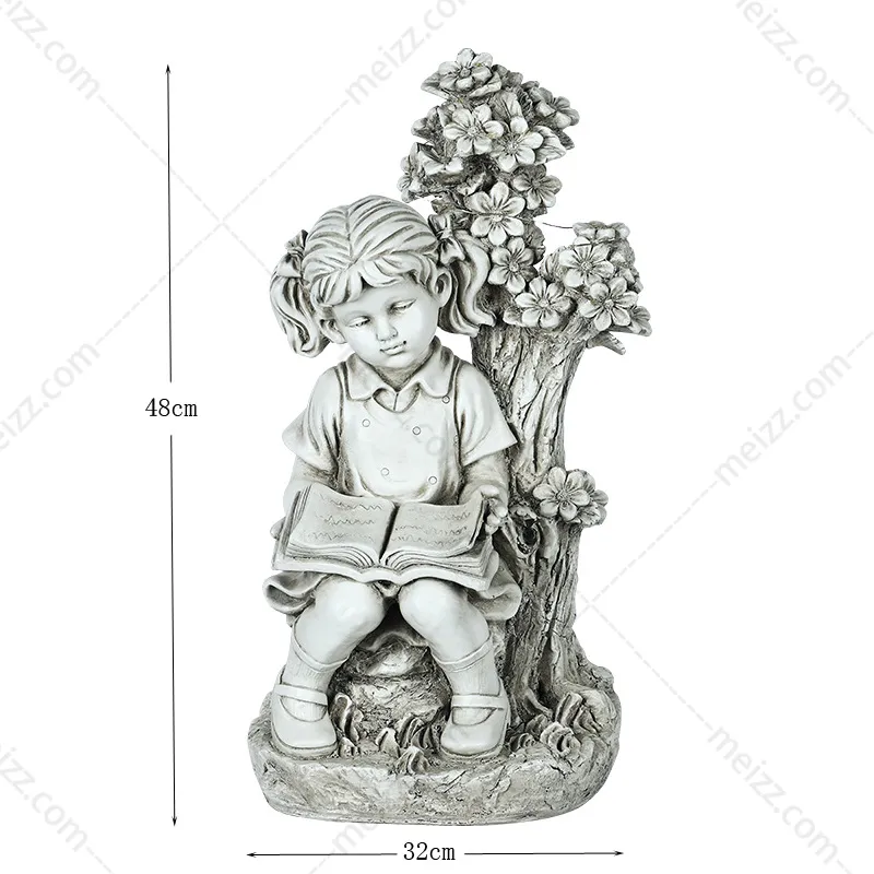 boy and girl garden ornaments