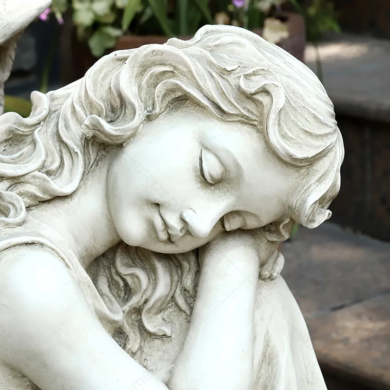  sleeping angel statue