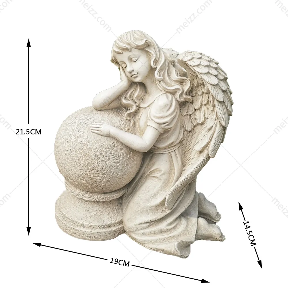 sleeping angel garden statue