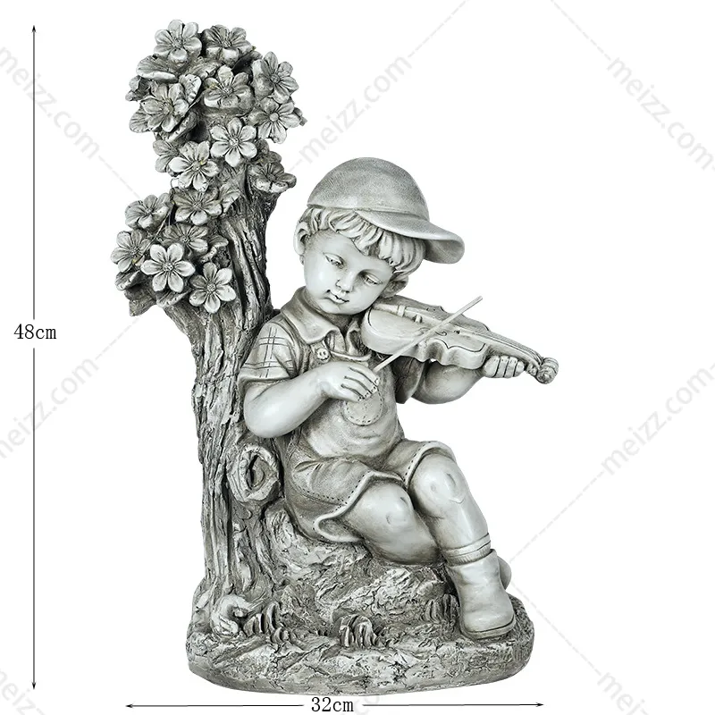 boy and girl garden ornaments