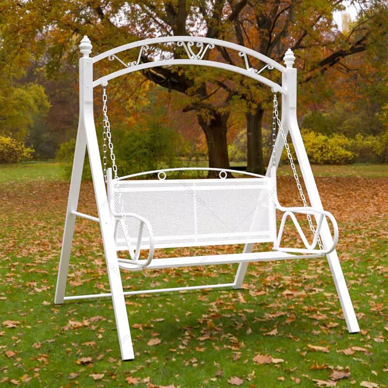 wrought iron garden swing seat