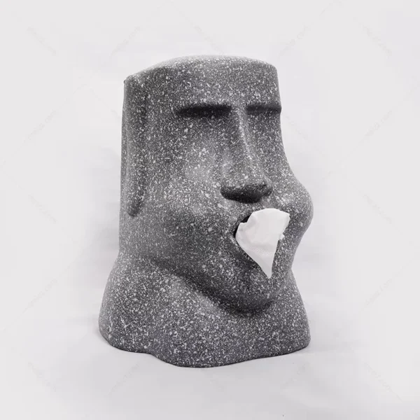 Moai Statue Tissue Holder