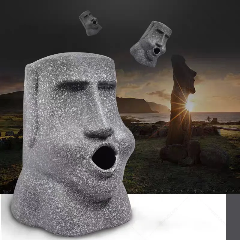 Moai Statue Tissue Holder