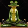 Meditating Frog Statue