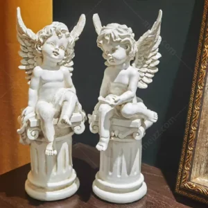 small cherub statue
