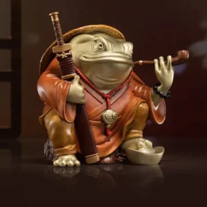 cute frog figurine