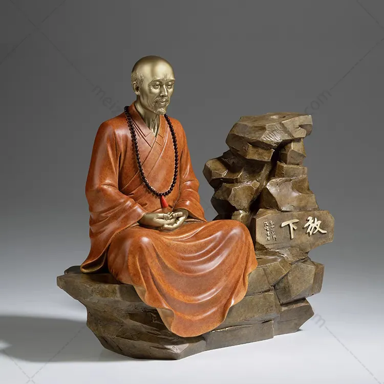 Sitting Monk Statue