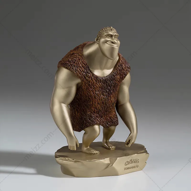 the croods figure grug crood statue