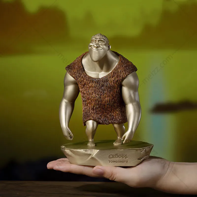 the croods figure grug crood statue